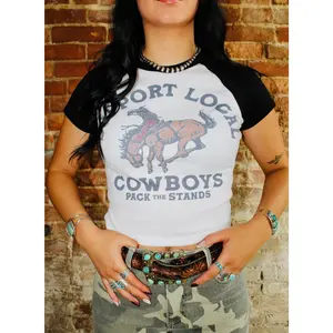 Support Local Cowboys Baby Tee