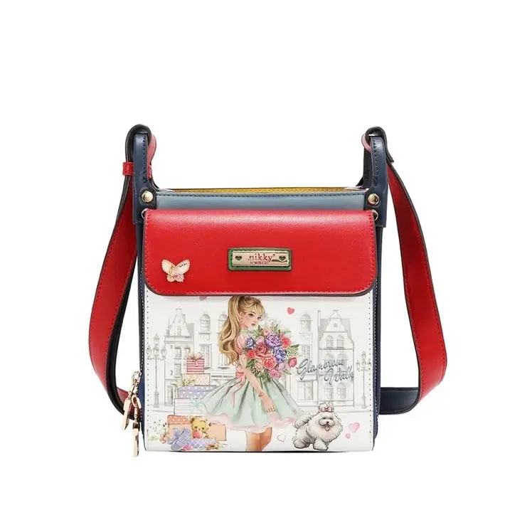 GLAMOROUS WALK SQUARE SHOULDER BAG