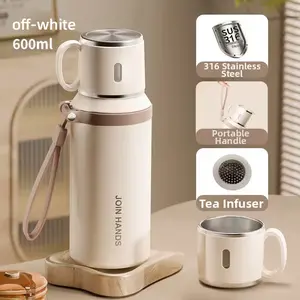 600ml Sports Insulated Water Bottle 316 Stainless Steel Leak-Proof with Flip Lid for Gym & Hiking Ideal for Active Lifestyles Drinkware Flasks Tumbler Tumbler Bottled Portable Bottled Tumbler Mug Portable