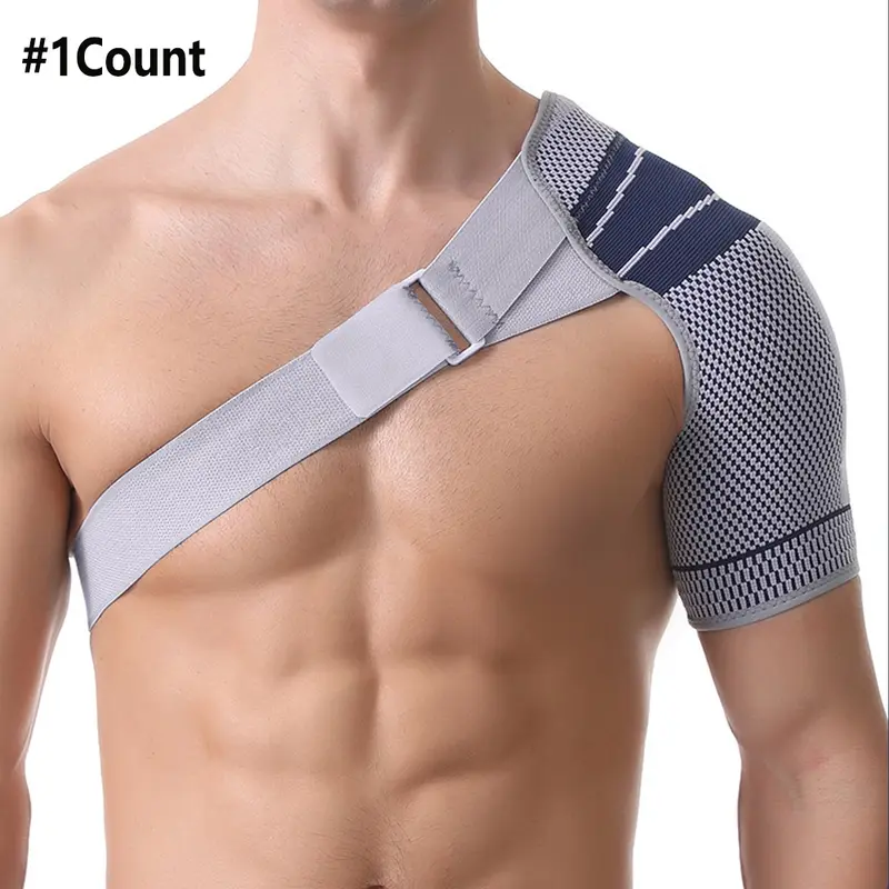 1pcs Shoulder Stabilizer Brace with Adjustable Strap, Support for Rotator Cuff and Dislocated Shoulder, Shoulder Support for Workouts and Sports, Men and Women, Shoulder Immobilizer