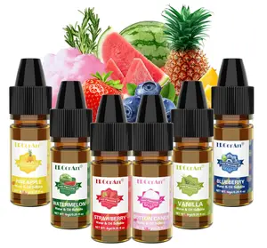 Food Flavoring Oil - Concentrated Candy Flavors, 6 Liquid Lip Gloss Flavoring Oil, Cotton Candy Pineapple Flavor Oil for Baking, Cooking, Drinks, Water & Oil Soluble - 0.25 Fl Oz
