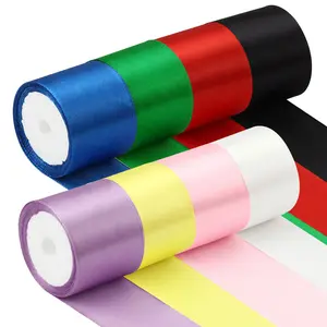 4cm/1.57inch 8 rolls /40 Yards Ribbon, Gift Ribbons Party Gift Packs for Valentine's Day Gift Wrapping Crafting Decoration Wedding Birthday  Party