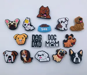 15pc Dog Shoe Charms Dogs Pet Accessories Fits Shoes Wristband Accessories, Family Love