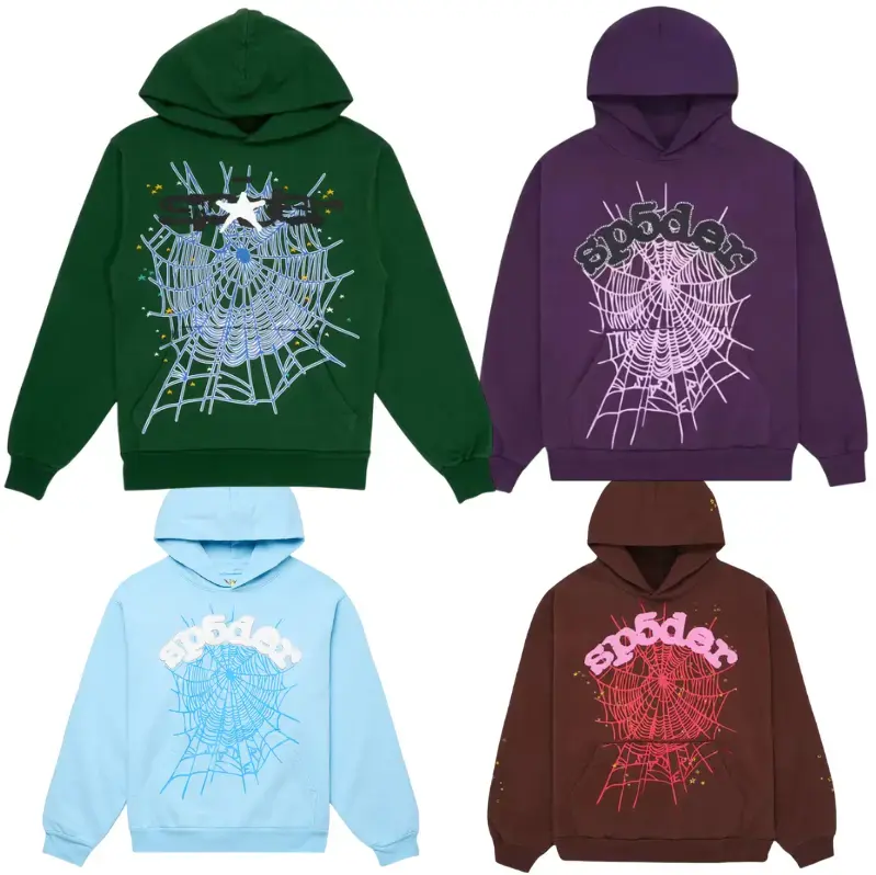 Y2K Hip Hop Sp5der Hoodie | Unisex Sweatshirt for Youth, Men & Women