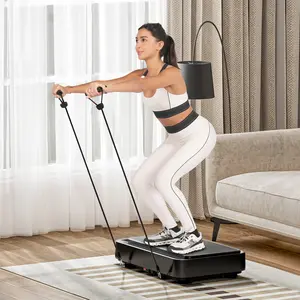 Mini Vibration Plate Exercise Machine Lymphatic Drainage Whole Body Workout Platform for Home