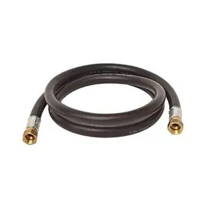 Flame King 72-inch Thermo Rubber RV Slide Out Hose Assembly, 3/8" ID, Female to Female