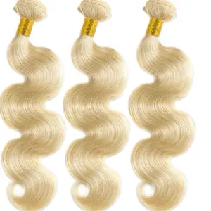 613 Bundles Human Hair Bundles Body Wave Bundles Human Hair Blonde Bundles Human Hair Curly 12A Unprocessed Raw Brazilian Virgin Hair Bundles Human Hair Weave Human Hair Extensions