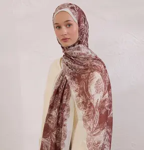 Rami Lightweight Hijab Shawl Secret Elegance - Tree Bark