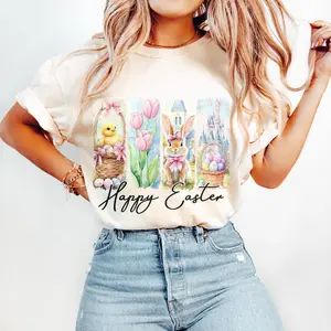 Happy Easter Shirt, Easter Bunny Sweatshirt, Retro Easter Tee, Easter Coquette Floral Spring Hoodie, Brushstroke Easter T-Shirt, Happy Easter Day