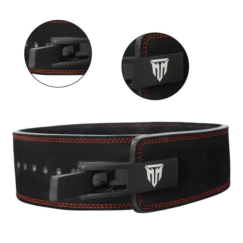 MT 10mm Genuine Leather Lever Weight Lifting Gym Belt
