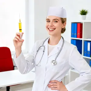 White Nurse Hat Headband Nurse Cap Costume With 10 Pins For Nursing School Graduation Party Cosplay Dress Up Lightweight Polyester Adjustable Fit