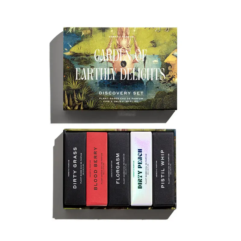 Garden of Earthly Delights Discovery Set - Limited Edition 5-Piece Fragrance Collection Inspired by Earth's Treasures 2mL Samples