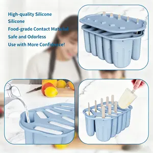 DIY Silicone Ice Cream Mold, Food Grade Silicone Popsicle Molds, Customizable Ice Cube Trays, Perfect for Homemade Treats