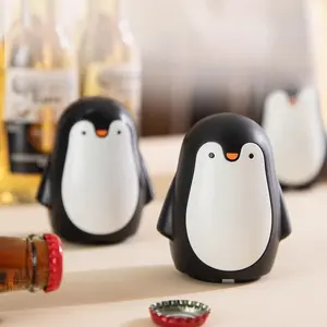 Penguin Shaped Bottle Opener, 1 Count Cute Penguin Design Bottle Cap Remover, Durable Kitchen Gadgets for Home Restaurant Use, Utensils