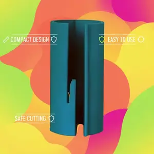 Christmas Wrapping Paper Cutter, Sharp & Safe Roll Paper Cutter, Efficient Gift Wrapping Tool, Holiday Festive Decorations, Home Use