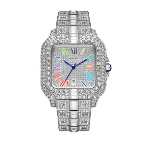 2026 Luxury Iced-Out Watch for Men & Women | Unisex Full Diamond Quartz Watch | Super Shiny Gift for Business Events, Banquets, Valentine’s Day, Anniversaries, and Christmas