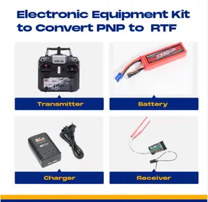 Electronic Equipment Kit to Convert PNP to RTF (3300mAh Battery with XT60 Plug) suitable for 1400mm F3A,1700mm P-51D,70mm Avanti V3,70mm Viper V2,70mm YAK-130 V2,70mm F-16C.