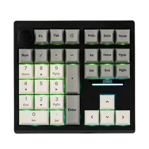EPOMAKER TH33 Wireless Mechanical Numpad QMK/VIA Hot-Swap South-Facing RGB Backlit Gasket Number Pad with Arrow Keys & KnobTri-Mode USB-C/BT 5.0/2.4GHz PBT Keycap for PC/Mac creamykeyboards TikTokShopCyberMonday