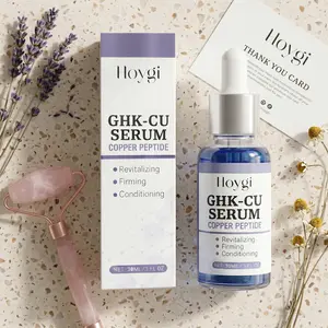 GHK-Cu Copper Peptide Face Serum for Firming, Anti-Aging & Revitalizing - Pore Minimizer, Hydrating, Conditioning Scientific Skincare for Dull Skin, 30ml / 1 Fl Oz