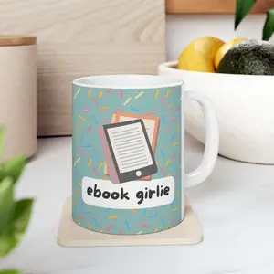 Library Days |  Ebook Girlie | Sprinkles Pattern Mug 11oz