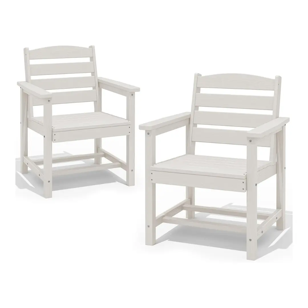 2 Chairs, White