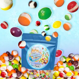 Freeze Dried Rainbow Puffs freezedriedsour candy freeze dried viral freeze