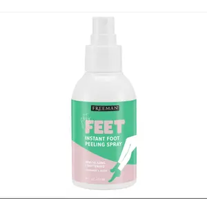 Freeman Flirty Feet Instant Foot Peeling Spray, Exfoliating Foot Mask For Summer, Moisturizing & Smooth Dry, Cracked Heels, Remove Dead Skin Quickly, Cruelty-Free & Vegan, 4 fl.oz./ 118 ml Bottle