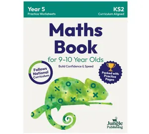 Maths Book for 9-10 Year Olds - KS2: Year 5 Maths Workbook | Mental Arithmetic, Fractions, Geometry, Measurement and Statistics for Y5