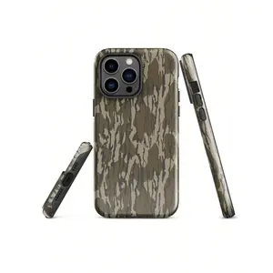 1pc Camo Tough Case For IPhone Mossy Oak Bottomland, Bottomland Phone Case Camo For IPhone 15Pro, 14, 13, 12, 11, 8, XR Mini, Pro Max, Plus Protection Camo Phonecase Aesthetic Screen ProtectorSuitable For IPhone 17 Air