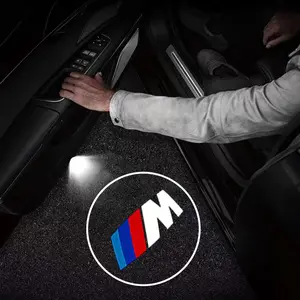 2pcs LED Car Welcome Logo Light, Door Projector Light for Bmw E36 F20 E46 E39 E38 E90 E53 X3 X5 X6 M2 M4 F30 E60 E87 Accessories