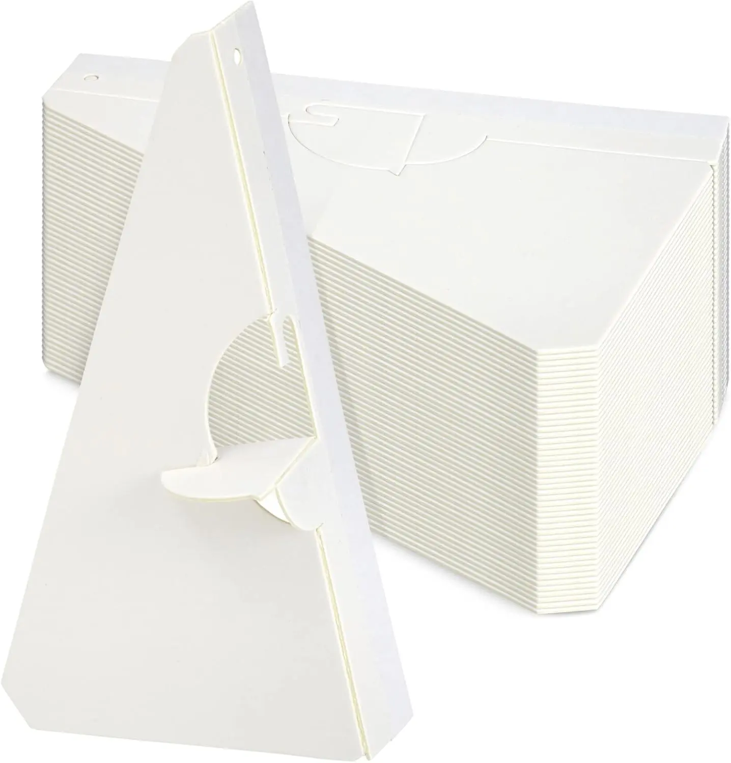 50 Pack Self-Adhesive 7 Inch Cardboard Easel Boards, Picture Frame and Art Easel, Bulk Pack for Photos, Artwork, Posters, Signs and