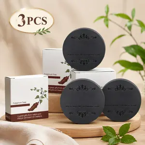 3PCS Polygonum multiflorum black hair shampoo soap – Helps Reduce Gray Hair Appearance, Nourishes Scalp & Strengthens Hair Roots