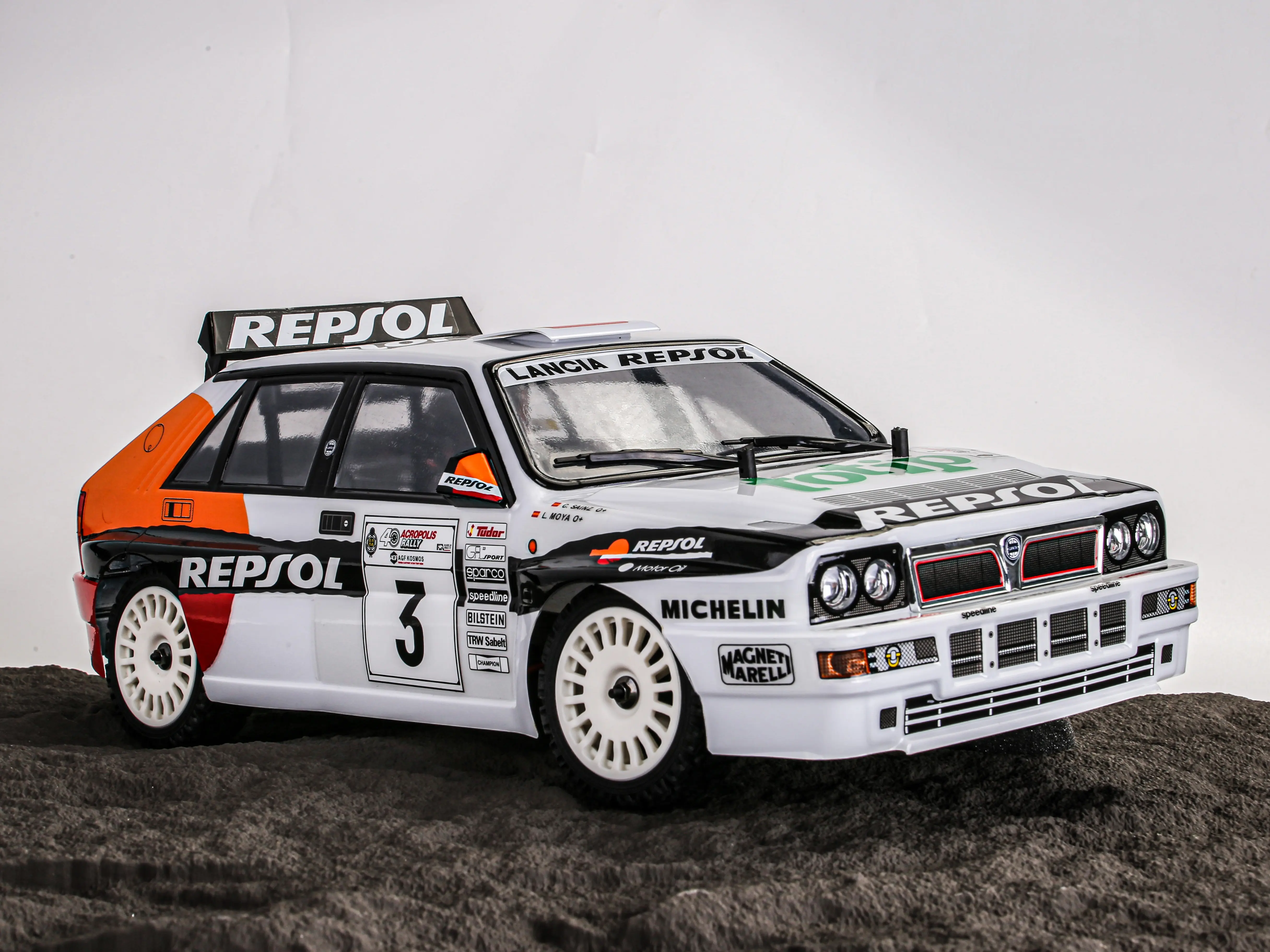Killerbody 1/10 Scale RWD High-Performance Remote Control Racing Car Chassis, Plastic Body, Lancia Delta Replica Collectible Model Car