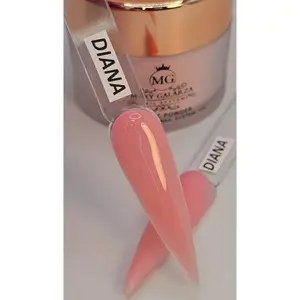 Mary Galarza COVER DIANA ACRYLIC POWDER 1 Once Jar Solid Nude Pink Color Acrylic Powder with Superior Adhesion & Self-Leveling Formula