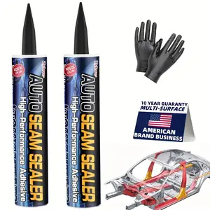 Professional Grade Seam Sealer Automotive High Strength Waterproof Adhesive for Auto Body Repair Rust Leak Prevention Quick Paintable for Metal Plastic 105Oz 2Pack