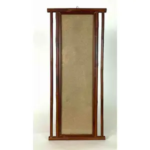 Bamboo Long Vertical Rectangular Picture Frame - Open Sides Design | 4 sizes