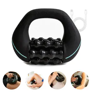 Electric Handheld Rolling Massager, Lymphatic Drainage Roller, Cordless Electric Body Massager with 3-Speed, USB Rechargeable Electric Roller, Personal Care Tool for Back, Shoulder, Legs, Mother's Day Gift