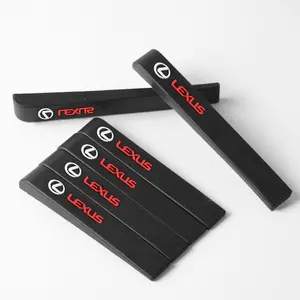 6Pcs Rubber Car Anti-collision Bumper Strip Protector Stickers Auto Accessories For Lexus LS LC RZ IS350 ES300 GS350 CT200h GX460 LX570 RX500h NX300 UX260 LM300 RC350 GS250 GS450h ES200 IS300 IS500