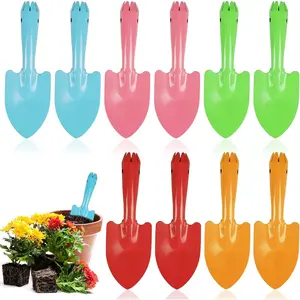 Mini Colorful Trowel Hand Shovels, 10 pcs for Kids Teens Adults Soil Planting Sand Box