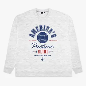 Americas Pastime Crewneck - Heather Gray