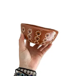 Plato Pozolero Chico Small Handmade Deep Clay Plate Bowl Tableware Dish