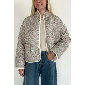 Poppy Floral Quilted Jacket