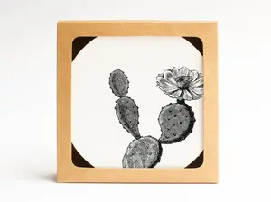 Texas Prickly Pear Coaster Set (Set of 10)
