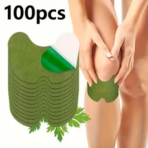 100/50-piece pack of moxibustion knee braces | 3D contoured fit, constant temperature heating | Conforms to the knee curve, covers the patella and joint gaps, and wraps around surrounding muscles