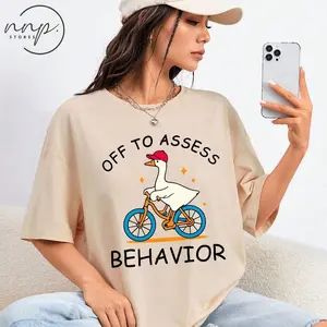 Off To Assess Behavior T-shirt, Behavior Analyst Sweatshirt, Behavioral Therapist ABA Tech Tee, New Behavior Specialist Tee M
