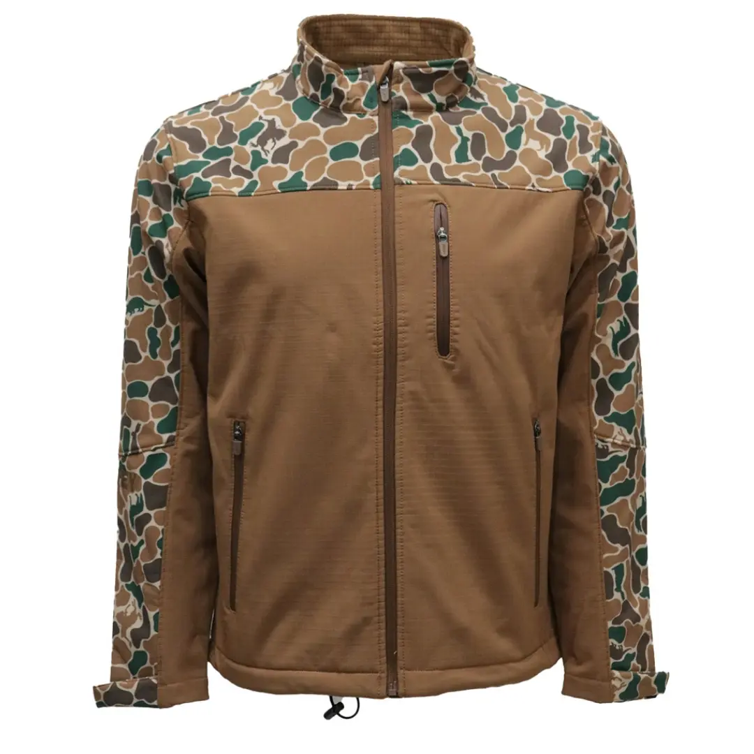 Hooey Men's Jackson Brown & Camo Soft Shell Jacket HJ2669BRCA