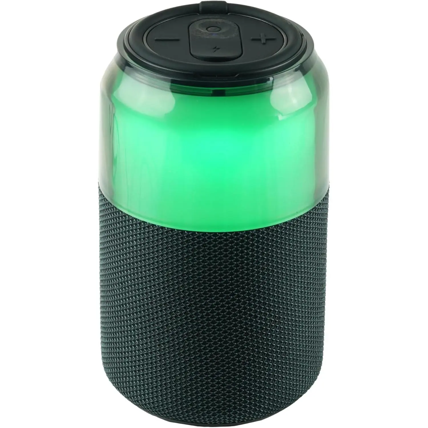 Supersonic SC-2335BT SodaBoom Portable Bluetooth Speaker with 4-Mode LED Light Show TWS Pairing USB Input 1800mAh Battery 10W Peak Power Audio Stereo Wireless Compact Rechargeable