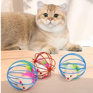 Colorful Interactive Cat Toy Set, Fun Mouse Toys & Rolling Ball, Keep Your Pet Engaged & Entertained, Ideal Gift for Cats