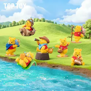 [New Arrivals]TOPTOY Winnie 100th Anniversary Honey Hunt Series Figure Blind Box – Cute Classic Winnie the Pooh Collectible Figurine, Kawaii Desktop Decoration Ornament for Home and Office, Perfect Birthday Gift for Disney Fans and Collectors