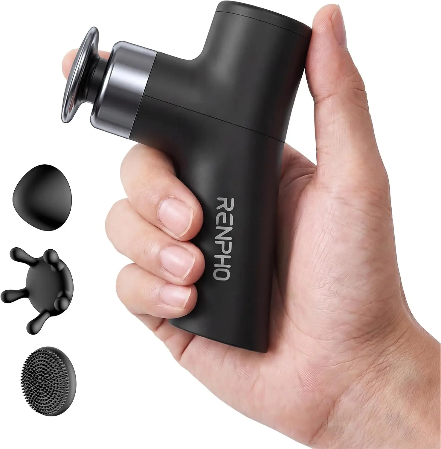 RENPHO Micro One Super Mini Massage Gun for Women, Portable Travel Massager for Muscle Relief, FSA Approved, 4-Speed Percussion Massage Gun for Office, Home & Daily Comfort